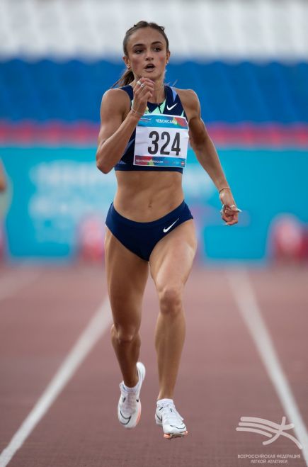 Полина Миллер выиграла чемпионат России в гладком беге на 400 м. Фото: ВФЛА