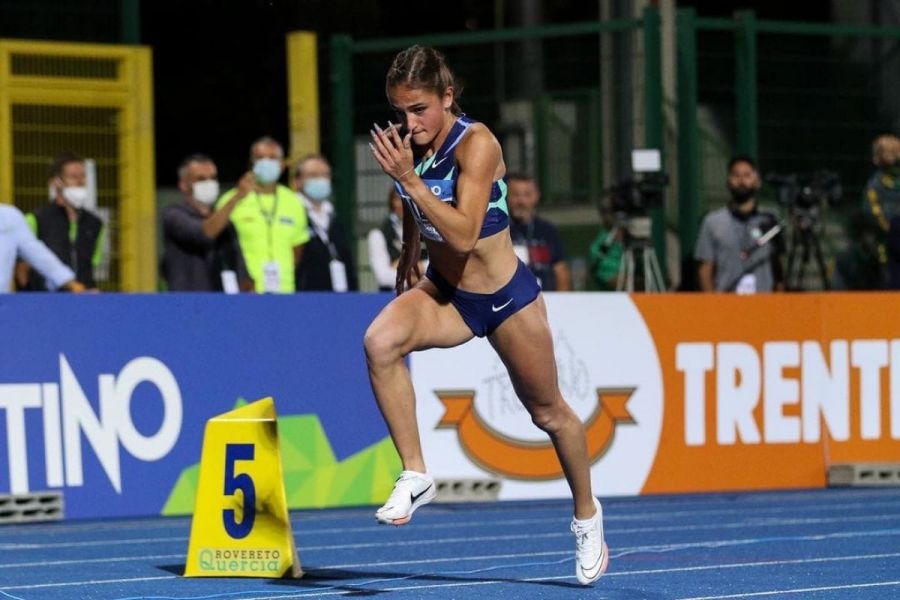 Полина Миллер на соревнованиях в Роверето (Италия). Фото с сайта www.altaisport.ru
