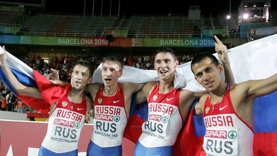 Победа сборной России на чемпионате Европы в Барселоне в 2010 году (сохранена). Фото с сайта www.eurosport.ru
