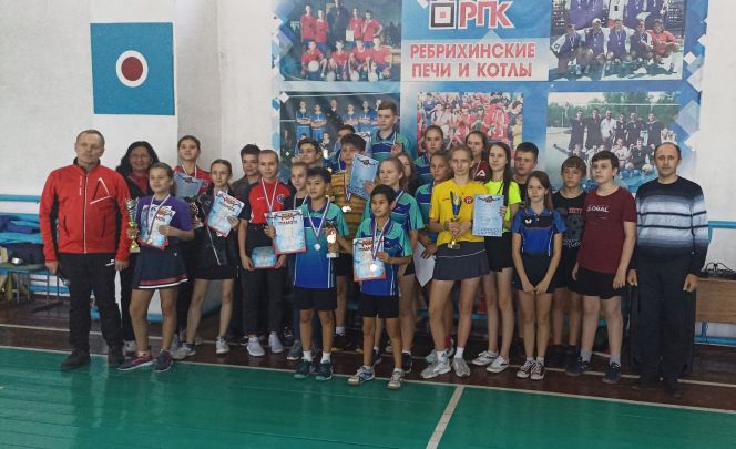 В Ребрихе  определились призеры турнира по настольному теннису XLI краевой спартакиады спортивных школ среди юношей и девушек 2006-2008 годов рождения