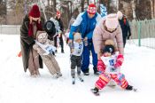 Здравствуй, лыжник Дед Мороз! В Барнауле состоялся детский спортивный праздник "Бэбигонка" (много фото)