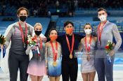 Китайцы Вэньцзинь Суй и Цун Хань выиграли соревнования по фигурному катанию среди спортивных пар. Россияне вторые, третьи и четвертые