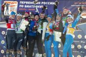 Анастасия Гришина выиграла эстафету на юниорском первенстве России в составе сборной Сибири и Дальнего Востока