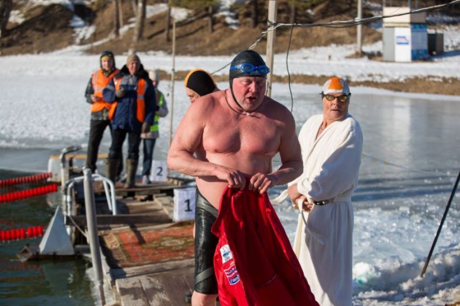 Фото: Алтайская федерация холодового и спортивного зимнего плавания «Белуха»
