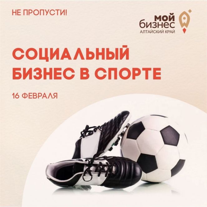16 февраля в Барнауле состоится бесплатный тренинг для спортивных организаций - «Социальный бизнес и спорт - как развить свое дело?»
