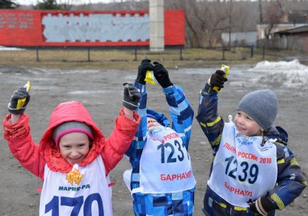 В селе Жилино Первомайского района состоялся третий легкоатлетический пробег «Крымский мост – Русская весна».