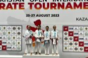 Спортсменки СШ «Рубин» завоевали три бронзы на международном турнире по каратэ WKF «Kazakhstan Open 2023» в Астане