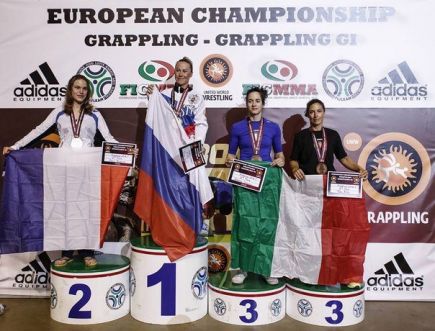Ирина Громова стала двукратной победительницей чемпионата Европы по грэпплингу.