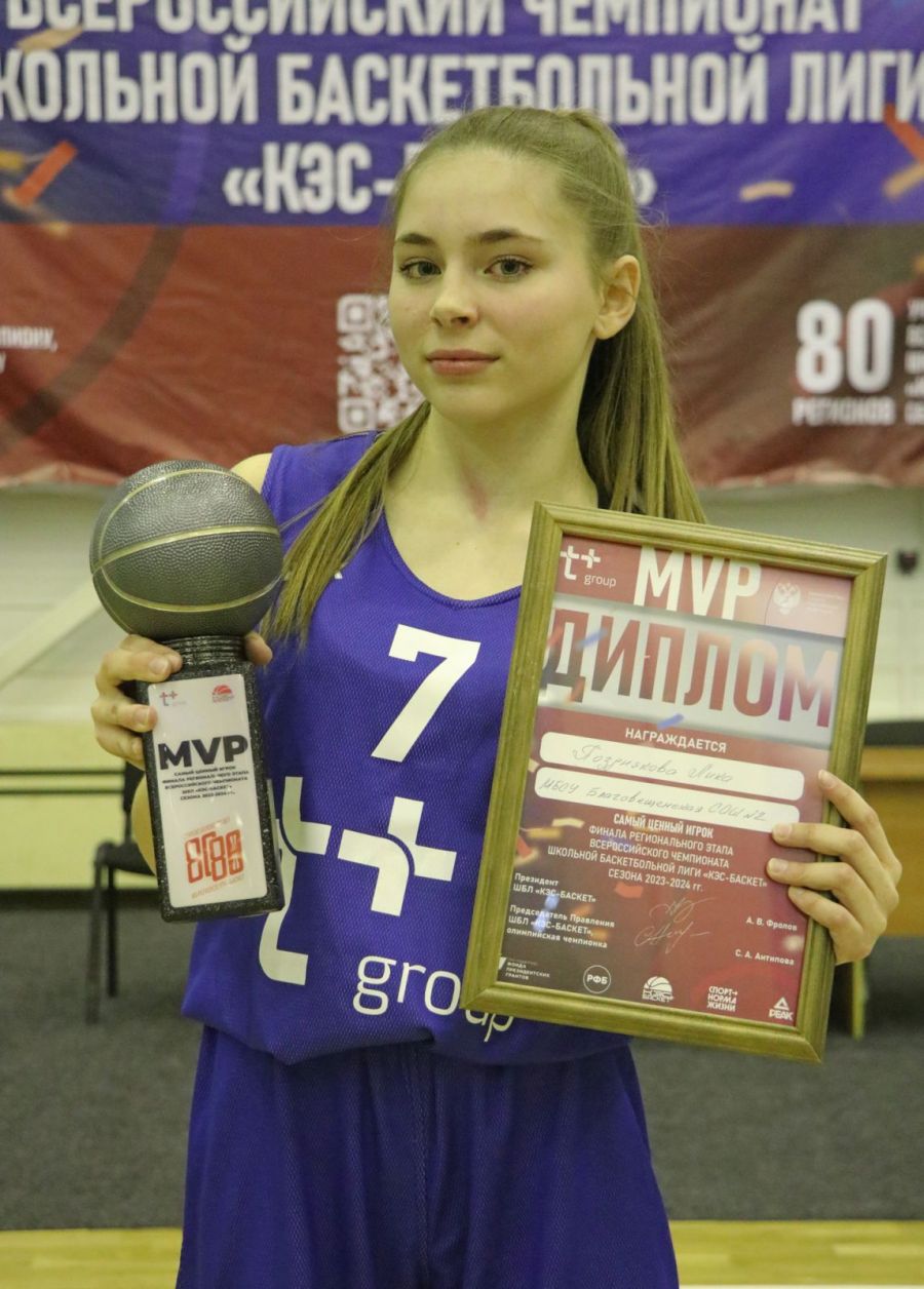 MVP – Лика Позднякова (Благовещенская СОШ №2, Благовещенка)