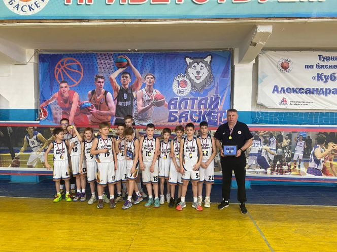 «АлтайБаскет-2012» стал победителем турнира детской лиги «От Волги до Енисея», СШ «Победа» - на втором месте
