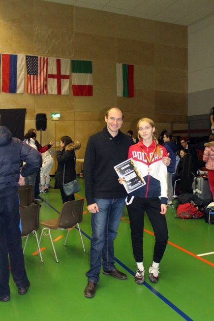 Анна Смирнова - призёр командных соревнований Кубка Европы среди кадетов.