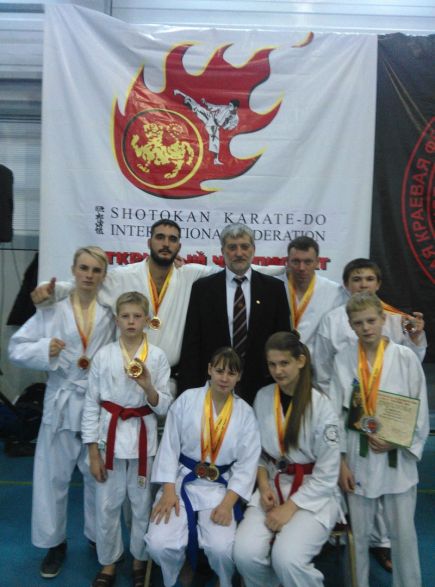 Алтайские спортсмены - победители и призёры первенства и чемпионата России по каратэ (SKIF).  