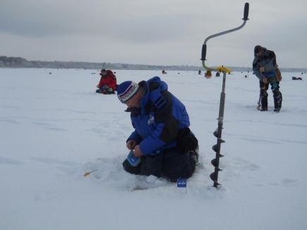В Егорьевском районе прошли открытые краевые рейтинговые соревнования по ловле на мормышку со льда.