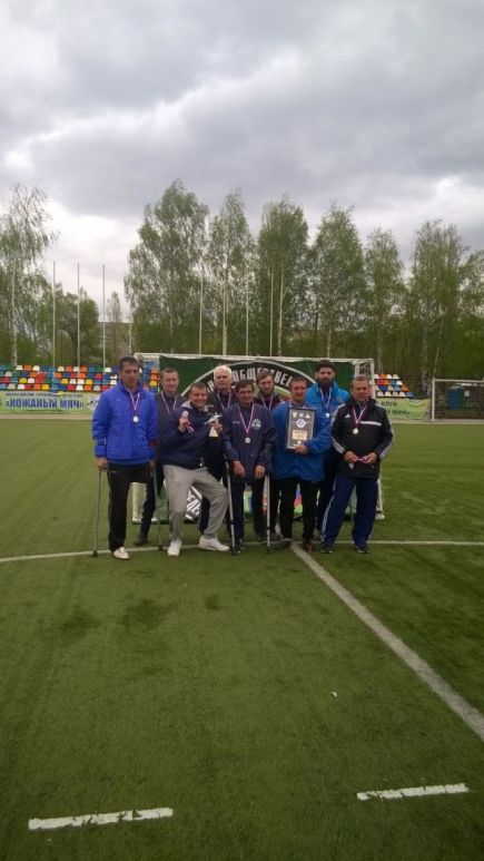 После первого круга чемпионата России по футболу среди ампутантов "Динамо-Алтай" занимает вторую строку турнирной таблицы.