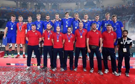 Воспитанник алтайского волейбола Фёдор Воронков – серебряный призёр чемпионата мира среди молодёжи до 23 лет.