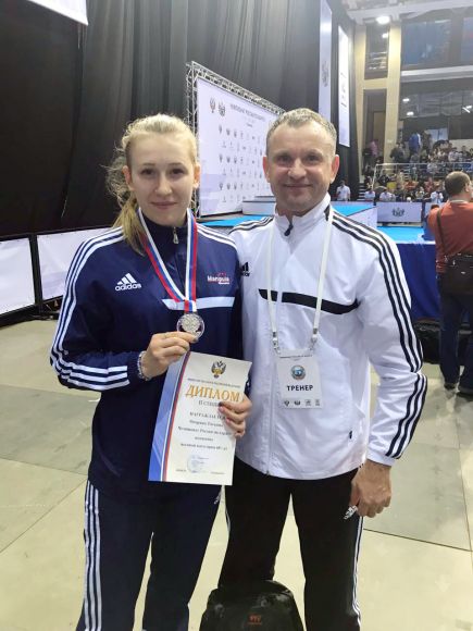 Татьяна Опарина – серебряный призёр чемпионата России по каратэ WKF.