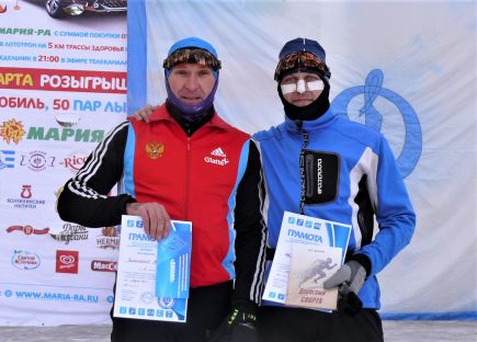 В Барнауле состоялись открытые краевые соревнования "Динамовская лыжня".