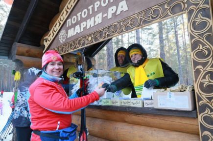 В день открытия зимнего сезона на «Трассу здоровья» в Барнауле пришло более 7000 человек.