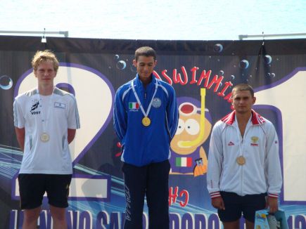Бийчанин Дмитрий Мальцев – бронзовый призёр чемпионата Европы по подводному спорту (фото).