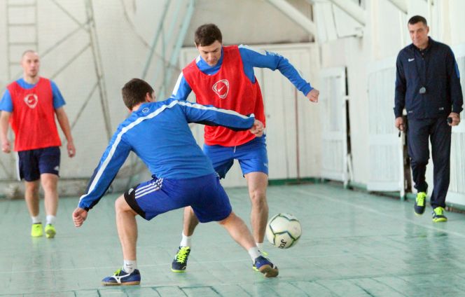 Футболисты «Динамо» провели первую тренировку в 2018 году