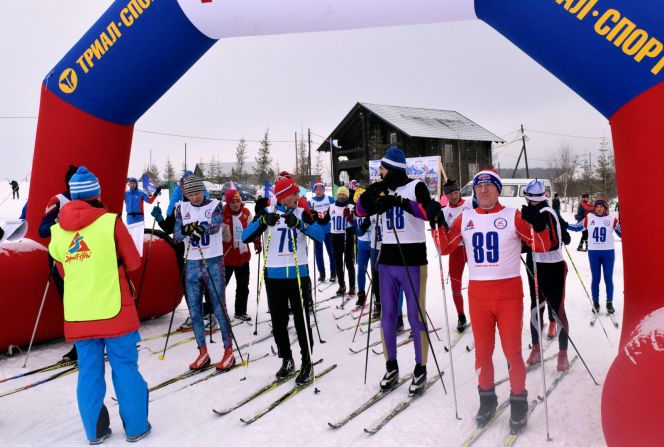 Лыжники из девяти регионов выступили в Тягуне на открытом первенстве СФО среди спортсменов среднего и старшего возраста