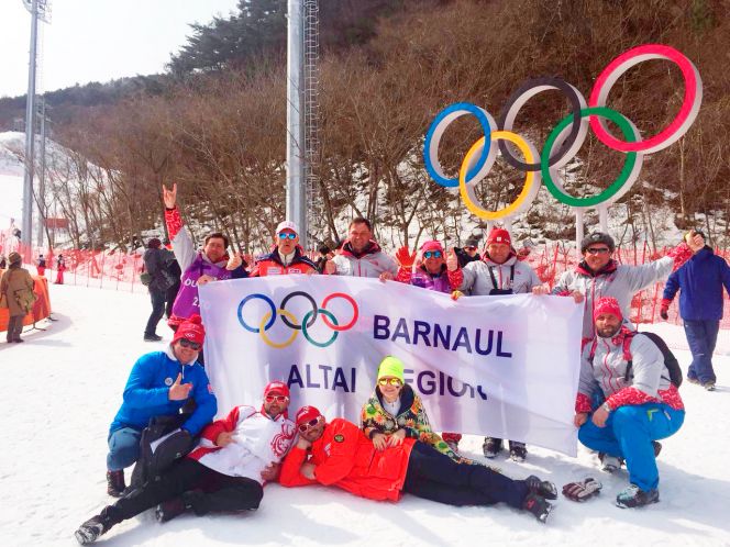 Фотофакты: делегация краевой СШОР «Горные лыжи» в столице Олимпийских игр