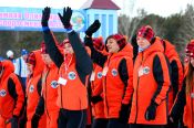 Фоторепортаж с церемонии открытия XXXIII зимней олимпиады сельских спортсменов Алтайского края