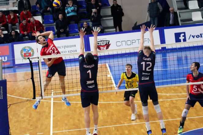 Волейболисты «Университета» дома повторно одержали победу над казанской «Академией» – 3:0