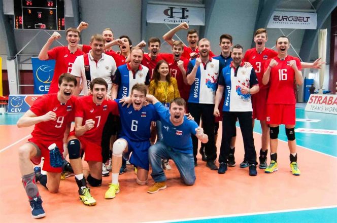 Юношеская сборная России по волейболу, первенство Европы - 2018