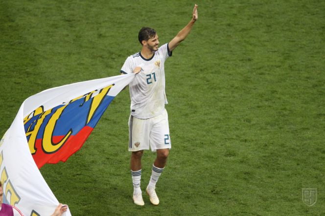 Александр Ерохин после матча Испания – Россия. Фото: Алёна Сахарова (championat.com)
