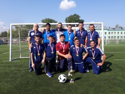 Футбольная команда ампутантов «Динамо-Алтай» - победитель чемпионата России 2018 года.