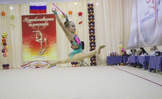Открытые краевые соревнования по художественной гимнастике «Золотые звёздочки - 2018». Фото: Виталий УЛАНОВ