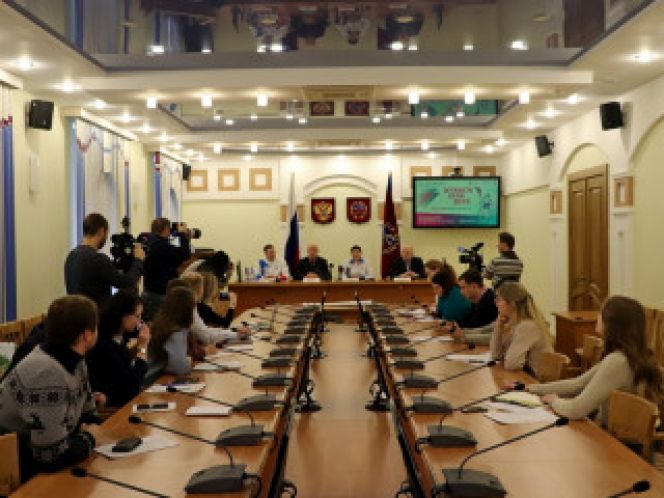 Пресс-конференция в правительстве Алтайского края. Фото: пресс-служба губернатора