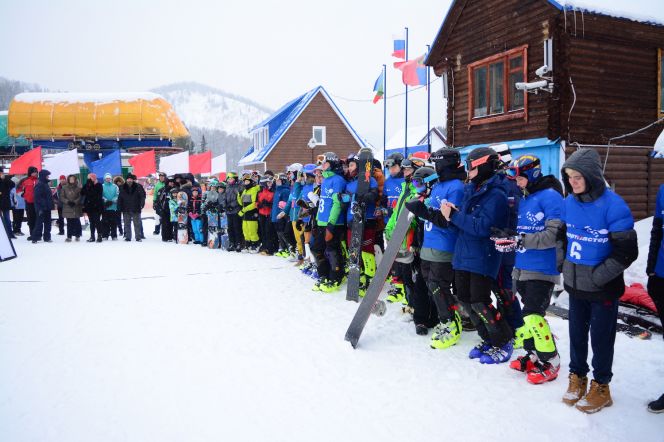 Этап Кубка России по сноуборду в Таштаголе