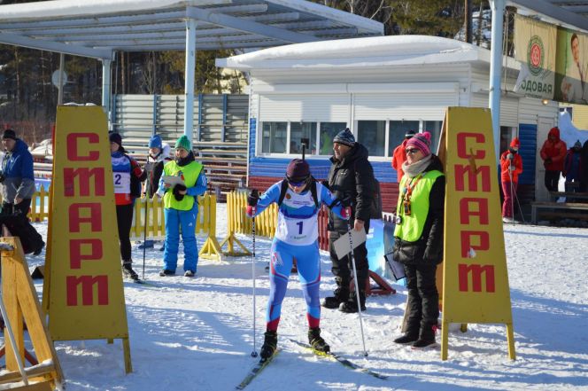 Биатлонисты провели первую гонку в рамках зимней Олимпиады сельских спортсменов края 