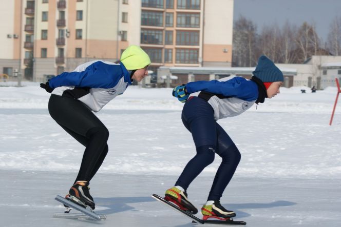 Соревнования конькобежцев на «Призы Сергея Клевчени» собрали в Барнауле более 130 спортсменов