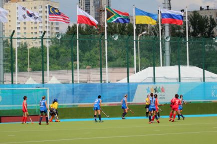 Женская сборная России по хоккею на траве уступила команде Южной Кореи – 1:2 (фото).