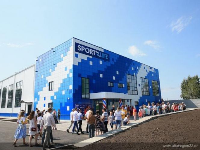 В Бочкарях открыли новый спорткомплекс для игровых видов спорта
