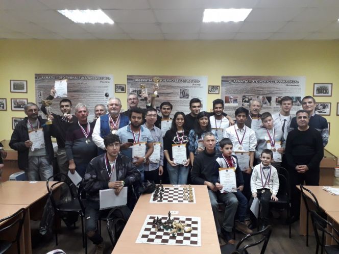 В краевом шахматном клубе подвели итоги турнира "Дружба народов"