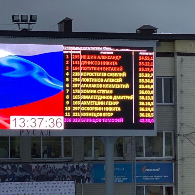 Никита Денисов финишировал вторым в заключительной гонке всероссийских соревнований в Сыктывкаре