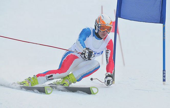 Марк Тетеньков победил в слаломе во второй день международных стартов FIS в Белокурихе.