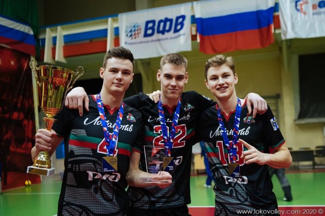 Воспитанник алтайского волейбола Роман Поталюк второй год подряд выиграл молодежный чемпионат России 