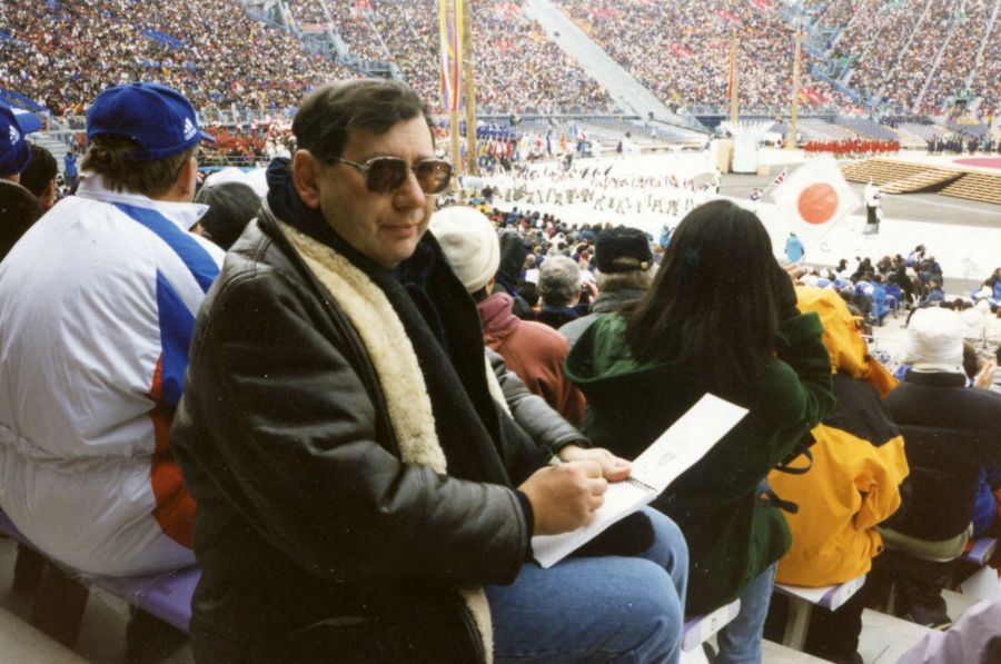 Евгений Богатырев на Олимпиаде в Нагано в 1998 году. Фото из личного архива Евгения Богатырева