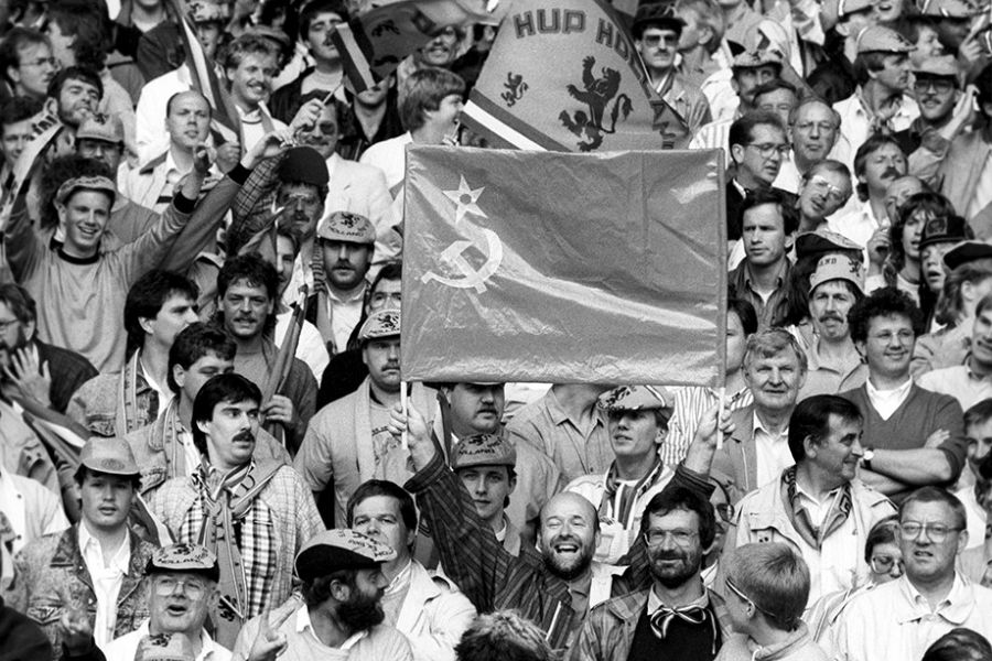 Советские болельщики на Евро-88. Фото: Чемпионат.Com