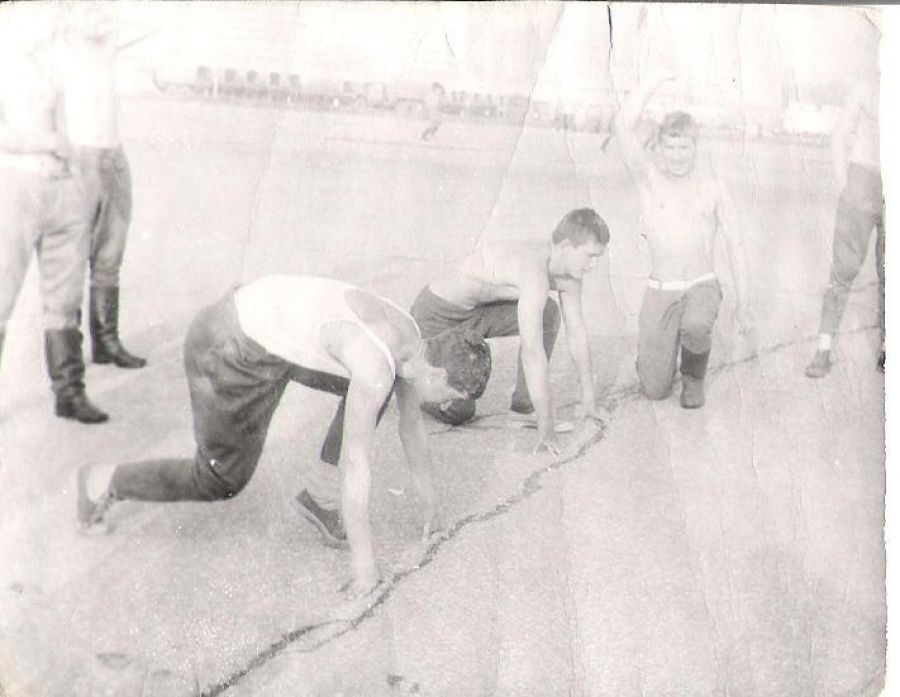 Москва. 1980 год. Олимпийские старты гвардейцев-таманцев на Парадной площадке. Фото Архив Игоря Купермана