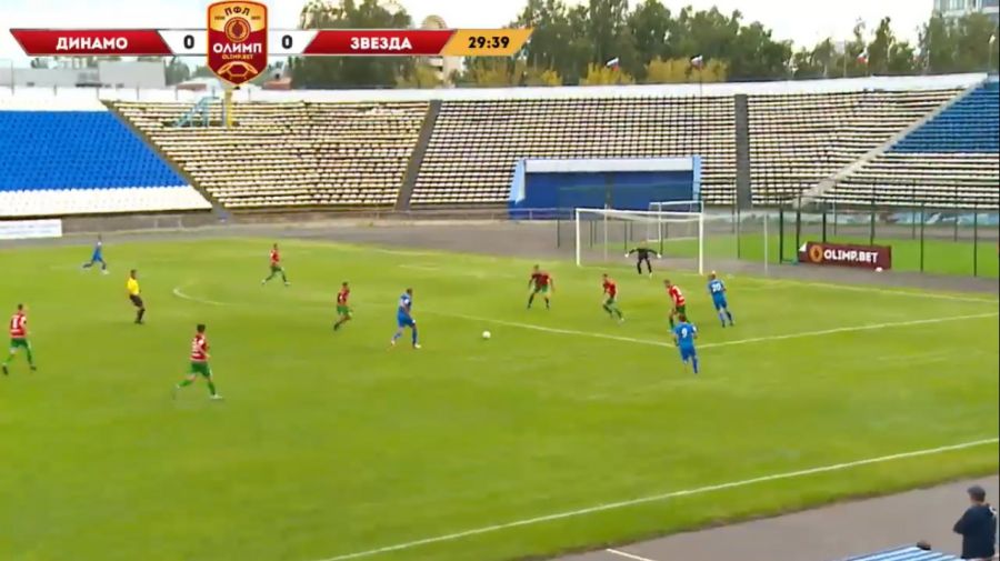 Футболисты барнаульского «Динамо» в первом домашнем матче сезона разошлись миром с пермской «Звездой» -1:1