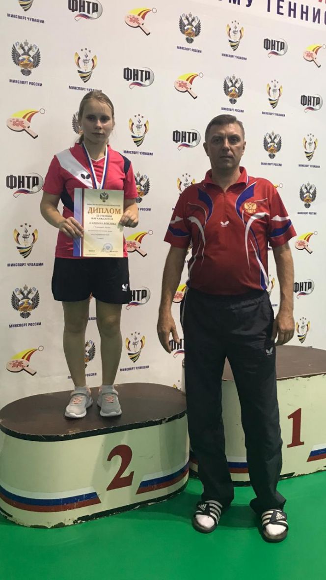 Кристина Агафонова из Барнаула стала серебряным призером чемпионата России среди лиц с ПОДА по настольному теннису