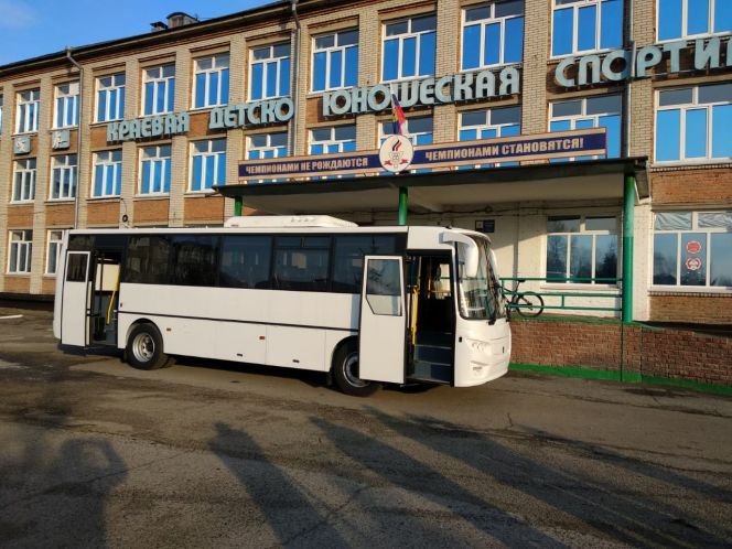 Новый автобус для КСШОР