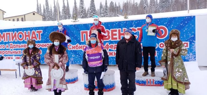 Леонид Кульгускин из Бийского района  стал серебряным призером первенства Сибири в  гонке на 10 км
