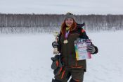 В финале зимнего женского рыболовного сезона спортсменки разыграли титул чемпионки края